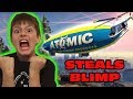 Kid Temper Tantrum STEALS Blimp- Takes DOWN Police Helicopter in GTA 5- Oh Shiitake Mushrooms