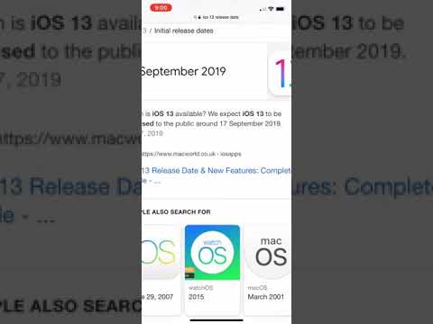 iOS 13 Release