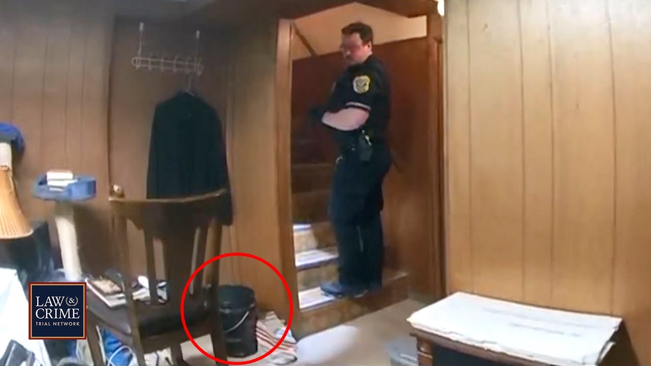 Bodycam footage shows moment cops find a bucket with severed ...