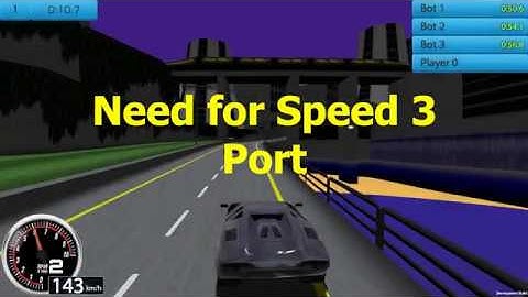Need for Speed 3 port (Unity)