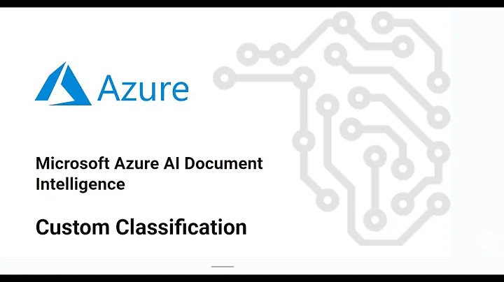 Microsoft Azure AI Custom Classification Models with Auto Separation