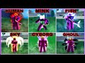 Unlocked all races v4  human  fish  sky  mink  ghoul  cyborg  in blox fruits  part 2