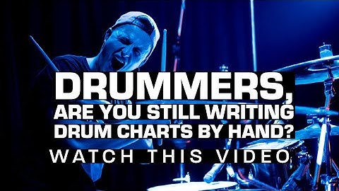 New Drum Chart Builder App for Building Drum Charts of a Song Fast and Easy. Simple and Clean Charts