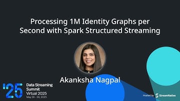 Processing 1M Identity Graphs per Second with Spark Structured Streaming