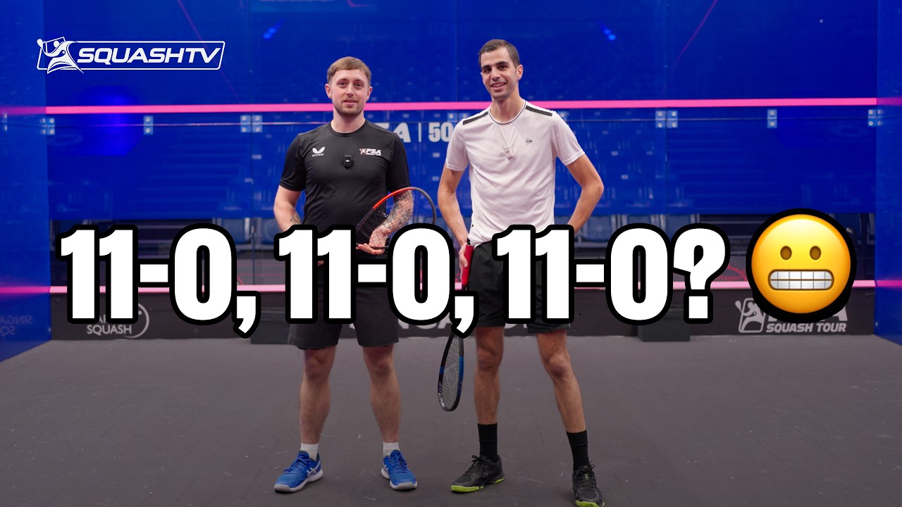 POV: Любительский игрок в сквош бросает вызов Али Фарагу, номеру 1 в мире 🥶