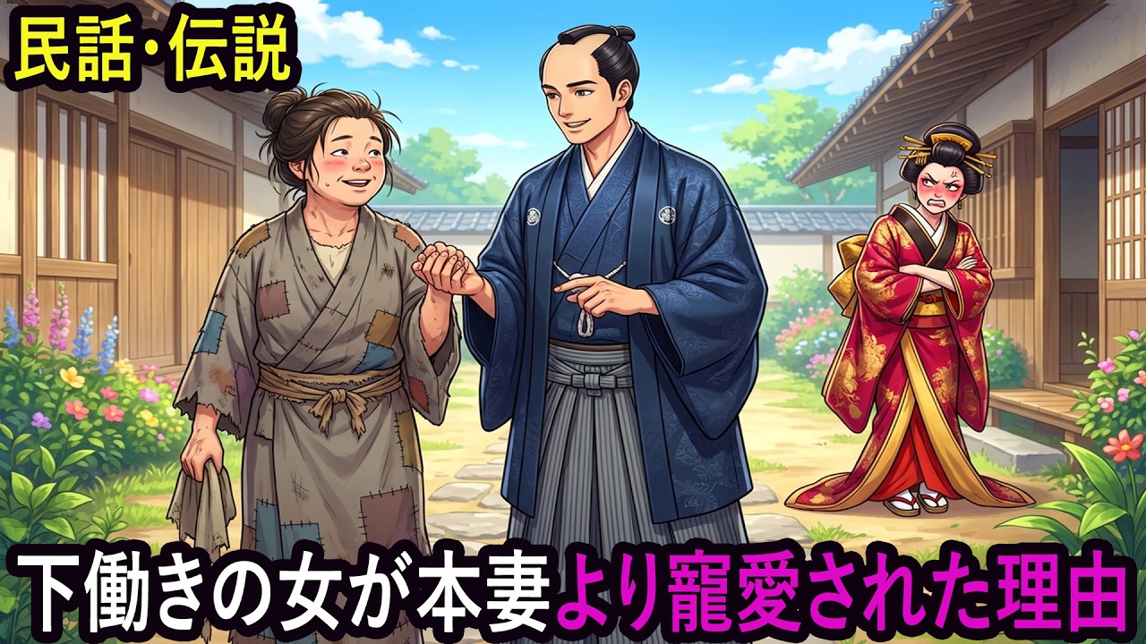 下働きの女が本妻より寵愛された理由  野談  昔話  伝説  民話