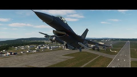 Digital Combat Simulator  F-16 New ALQ-184 Short ECM pod Test SA-10 || Oculus Quest 2 VR