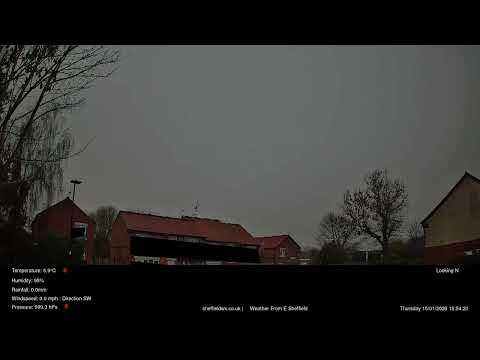Time-Lapse 15 January 2026  - Sheffield UK