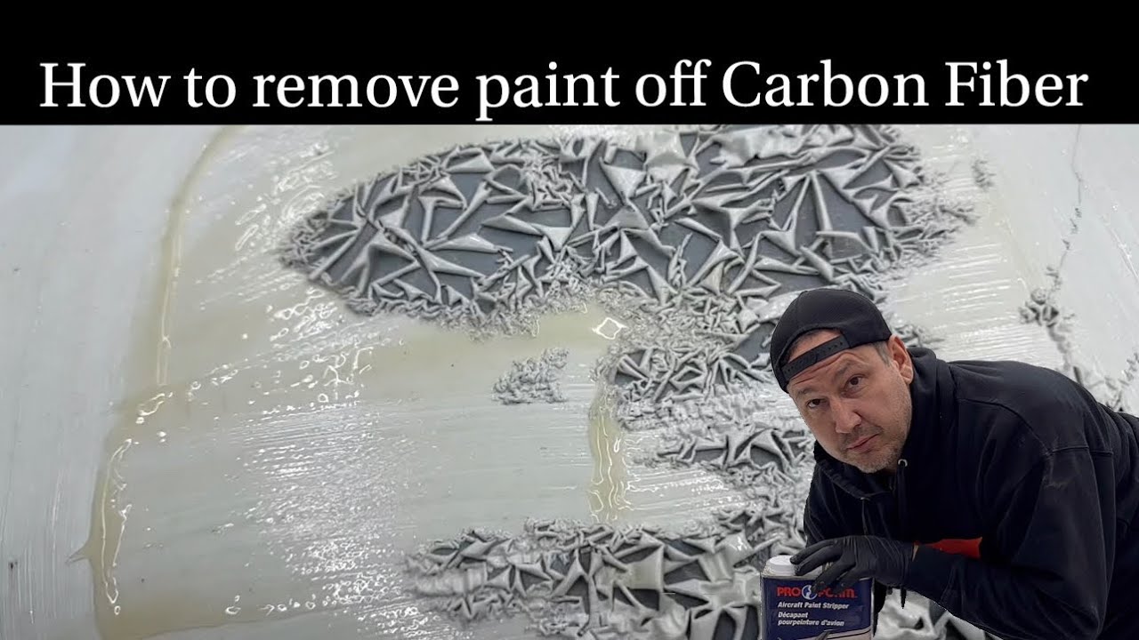 How to remove paint off carbon fiber | Part 1 - YouTube