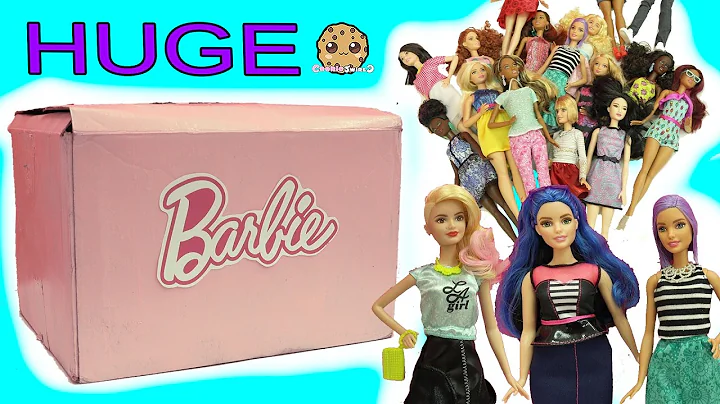 Biggest Haul Giant Box of  Barbie Tall, Petite, Cu...