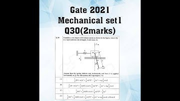Gate 2021 ME set1 - Q30 - Lagrangian problem