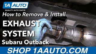 How to Replace Exhaust System on a 04-09 Subaru Outback