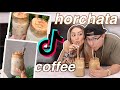 Making TikTok HORCHATA WHIPPED COFFEE | YesHipolito