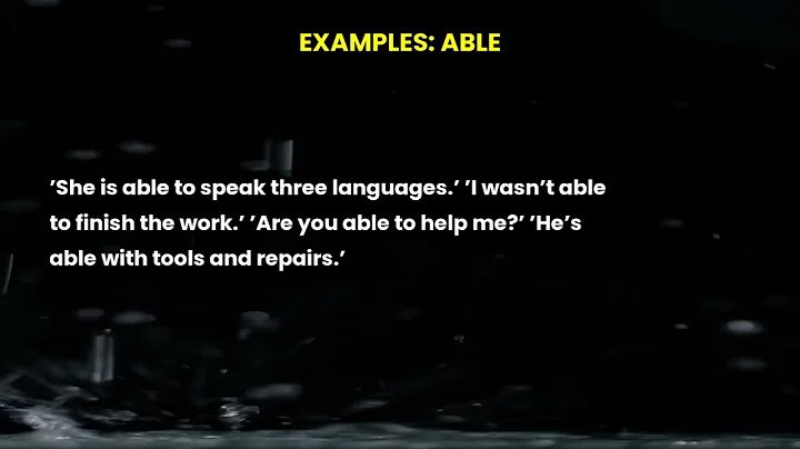 Let's learn the word able | Improve your vocabulary #english #vocabulary #learnenglish