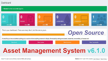 (01) SNIPE-IT Asset management system v6.1.0 || Download & Install on windows