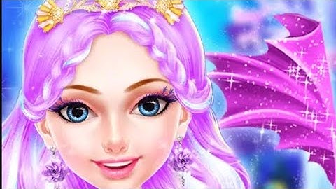 Mermaid princess fashion doll makeup salon🧜🐬