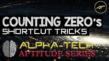 Counting Zeros | Trailing Zeros of Factorial | Reasoning and Aptitude | Shortcut Tricks | Alpha Tech