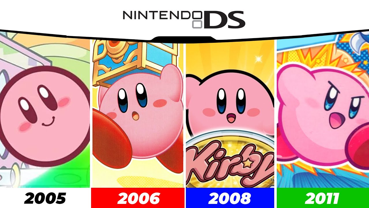 Kirby DS Games Evolution 2005-2011 - YouTube