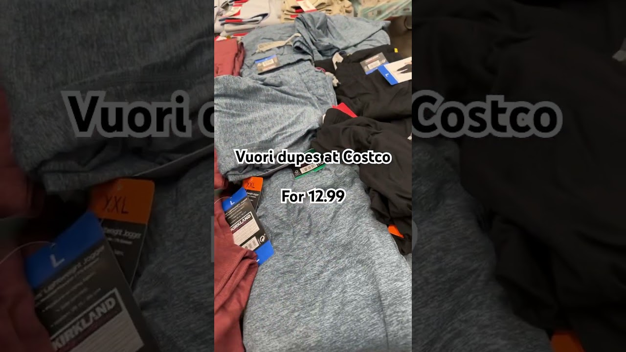 Vuori dupes at Costco for 12.99 #costcofinds #costco #vuori #lululemon 