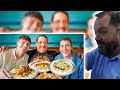 BRITS React to Brits try Trejos Tacos with Danny Trejo!