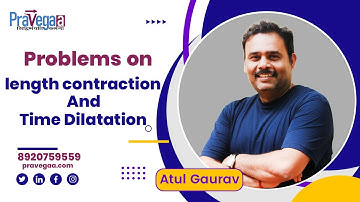 Lecture 7 Problems on length contraction and Time Dilatation