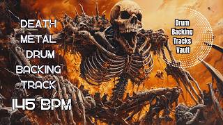 145 BPM Death Metal Drum Backing Track | Solid Dynamic Pulse