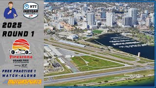 🔴 INDYCAR | 2025 | Round 1 | St. Petersburg | #FirestoneGP | Qualifying Watch-Along