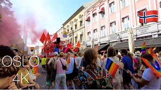 Pride Parade In Scandinavia Oslo, Norway 4K, 60Ftps