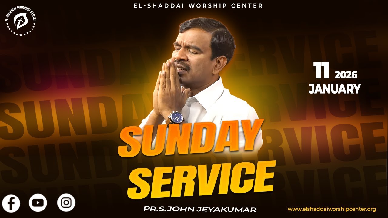 Sunday Second Service | 11-01-2026 | 🔴 Live