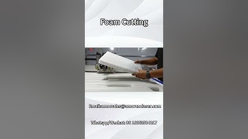 How to cutting foam by PE foam #digitalmachine #oscillatingknifecuttingmachine #packaging #pefoam