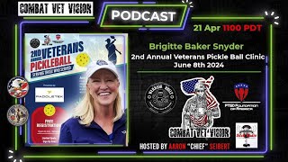 Brigitte Baker Snyder, 2nd Annual Veterans Pickle Ball Clinic June 8th 2024