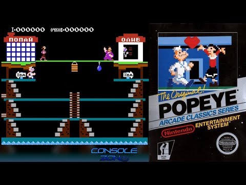 Popeye (Попай) - прохождение игры (Денди, 8-bit)