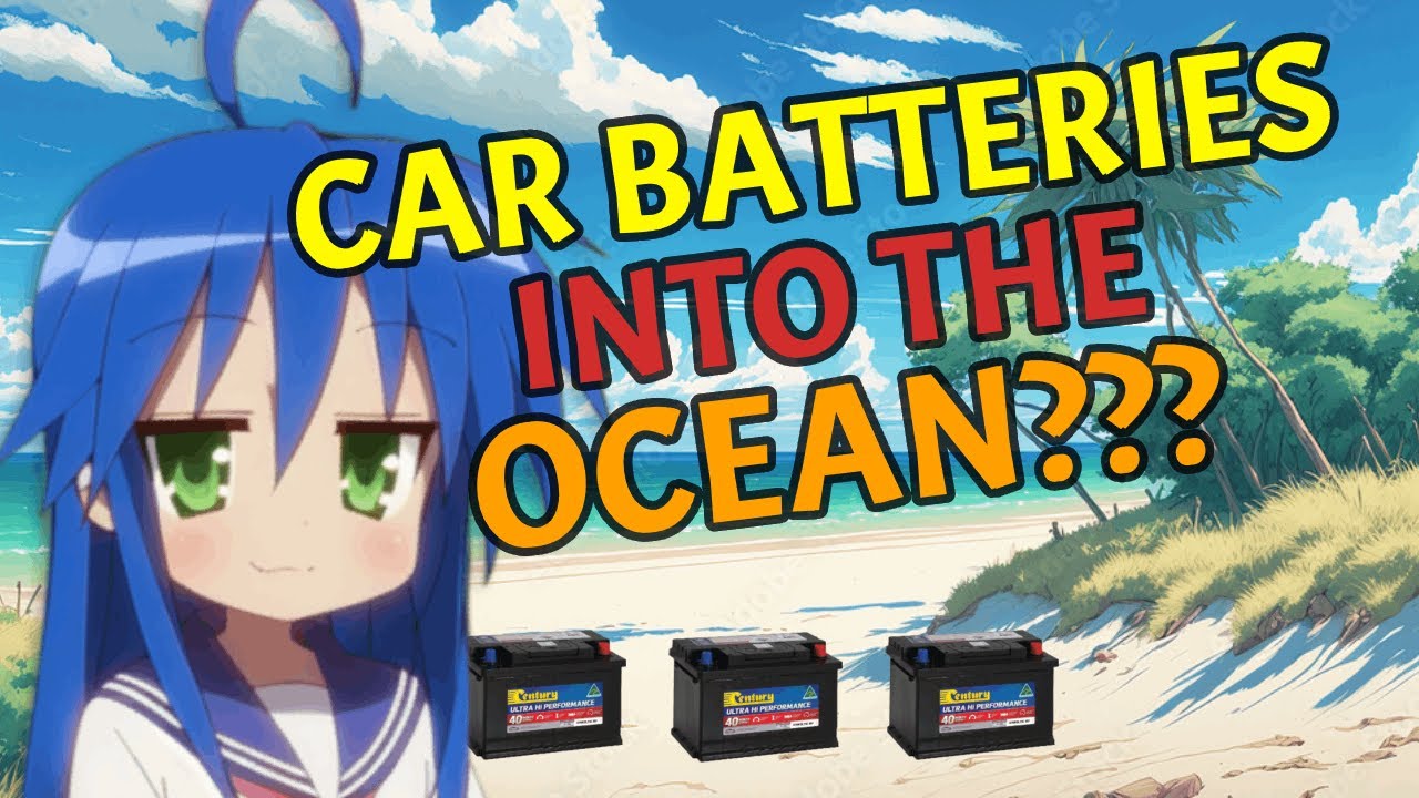 [ASMR] Throwing Car Batteries into the Ocean with Konata YouTube