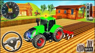 Modern tractor farming driving simulator 3d - tractor simulator new update #tractorfarm #tractorgame screenshot 4