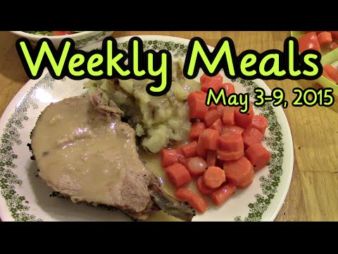 Weekly Meals May 3-9, 2015
