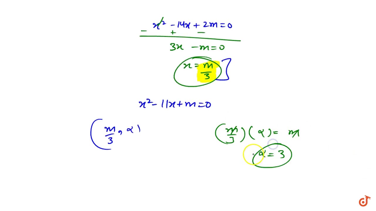 find-the-value-of-m-for-which-the-quadratic-equations-x-2-11x-m-0-and