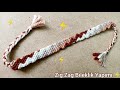 Zig Zag Bileklik Yapımı ⚡/ Zig Zag  Friendship Bracelet / İpten Arkadaşlık Bilekliği Yapımıı