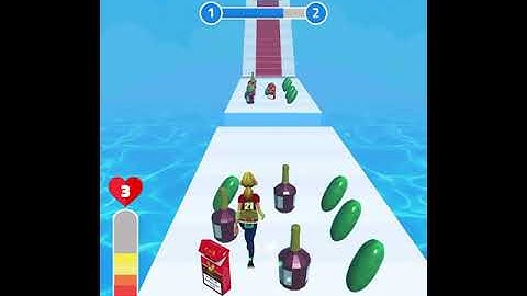 Healthy Run 3D 😁🌈😈 Game Walkthrough - GamePlay All Levels [ iOS / Android ] New Game!