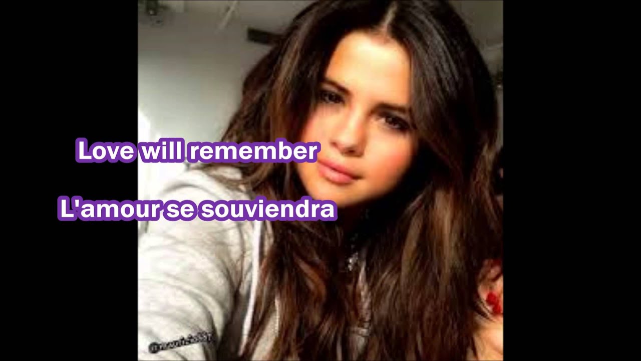 love will remember selena traduction
