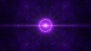 Glowing Purple Light Fractal Dark Plasma Backgrounds Loop