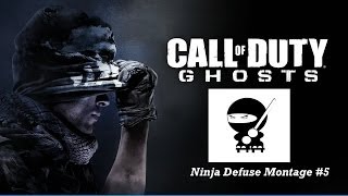 COD Ghosts Ninja Defuse Montage #5