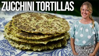 UNBELIEVABLE FLAVOR! Grilled Zucchini Tortillas (glutenfree)