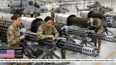High alert! The AH-64 Apache is now equipped with thousands of AGM-114 missiles!