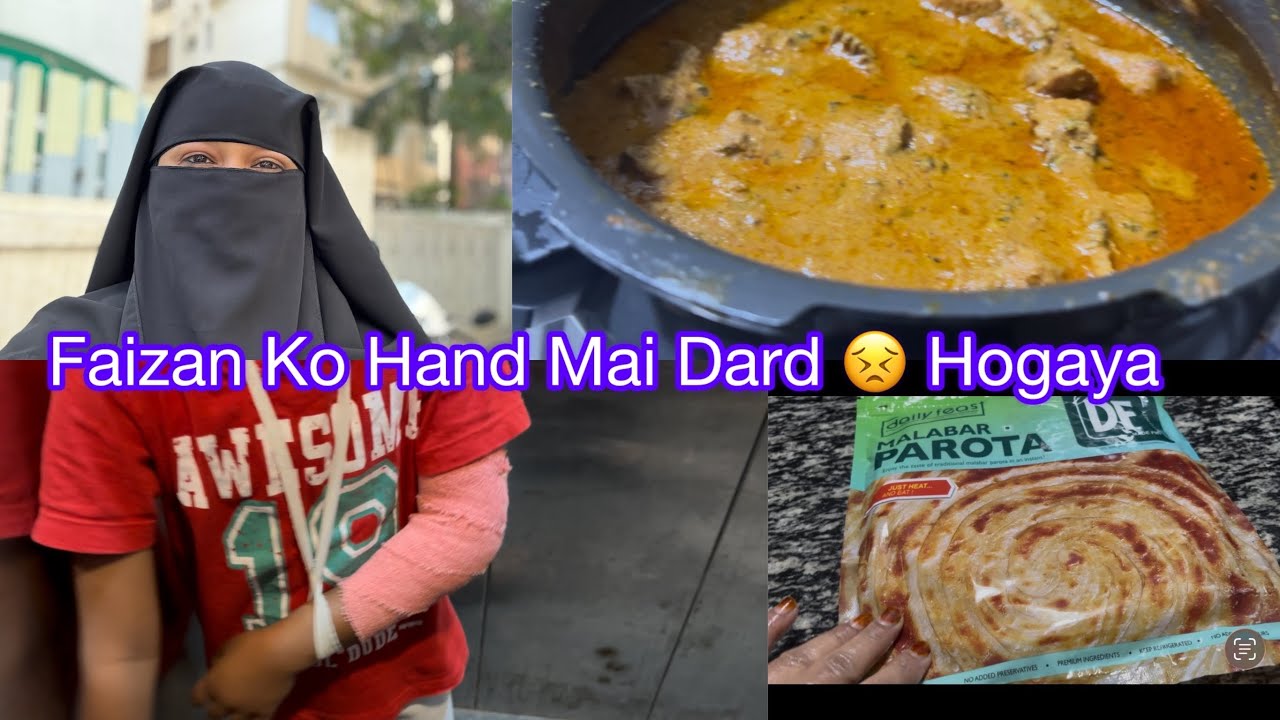 Eid 🌙 Dress Cut Karliye | Faizan Ko Hand Mai Dard 😣 Hogaya | Hyderabadi House 🏡 wife’s Vlogs #eid 