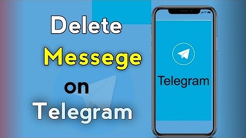 How to delete message on telegram