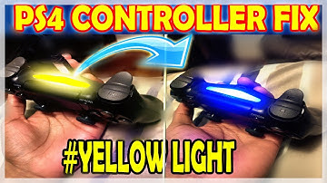 How To Fix Your PS4 Controller If Only A YELLOW Light Flashes After Plugged In ( 2018 Resolution )