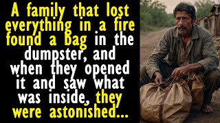 A family that lost everything in a fire found a bag in the dumpster, and when they opened it and saw screenshot 2