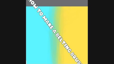 How to make a blending brush on MediBang!!!