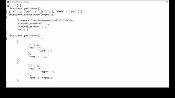 MongoDB Indexing - Demonstration of Single Field Index , Compound Index, Multikey Index, Text Index