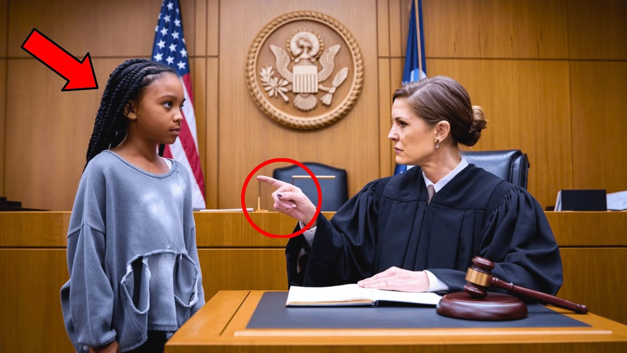 Arrogant judge mocks black girl but she outsmarts the entire courtroom without saying a word!